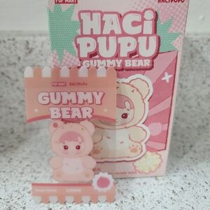 POP MART Authentic HaciPupu Gummy Bear Peach